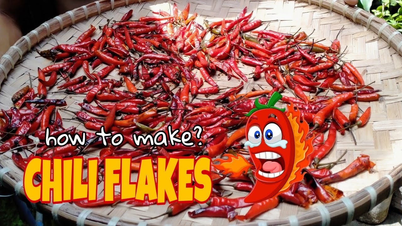 CHILI FLAKES RECIPE | HOMEMADE CHILI FLAKES HOW TO MAKE CHILI POWDER | Everyday Ulam Ideas