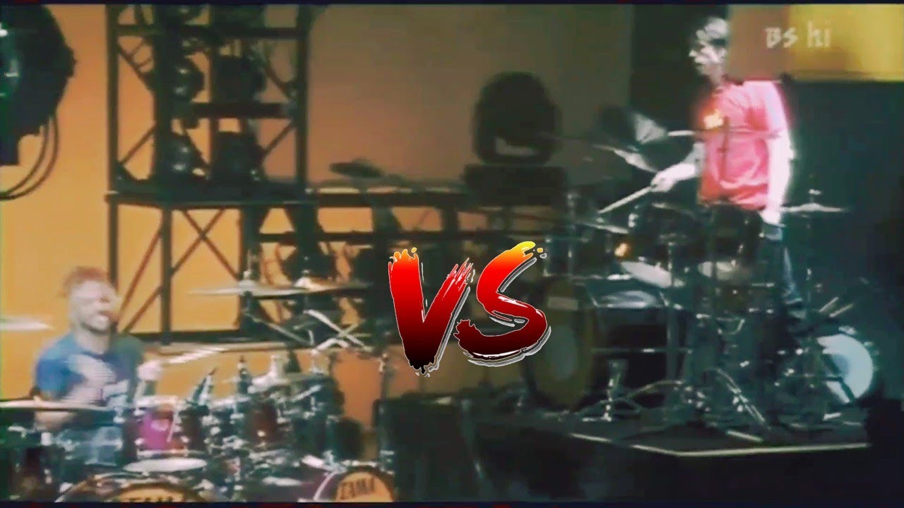 Dave Grohl and Taylor Hawkins Drum battle (buknell fieldhouse)
