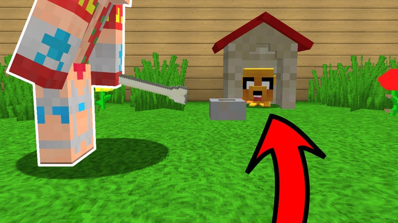 EL MEJOR ESCONDITE EN LA CASETA DEL PERRO 🏠😂 MINECRAFT