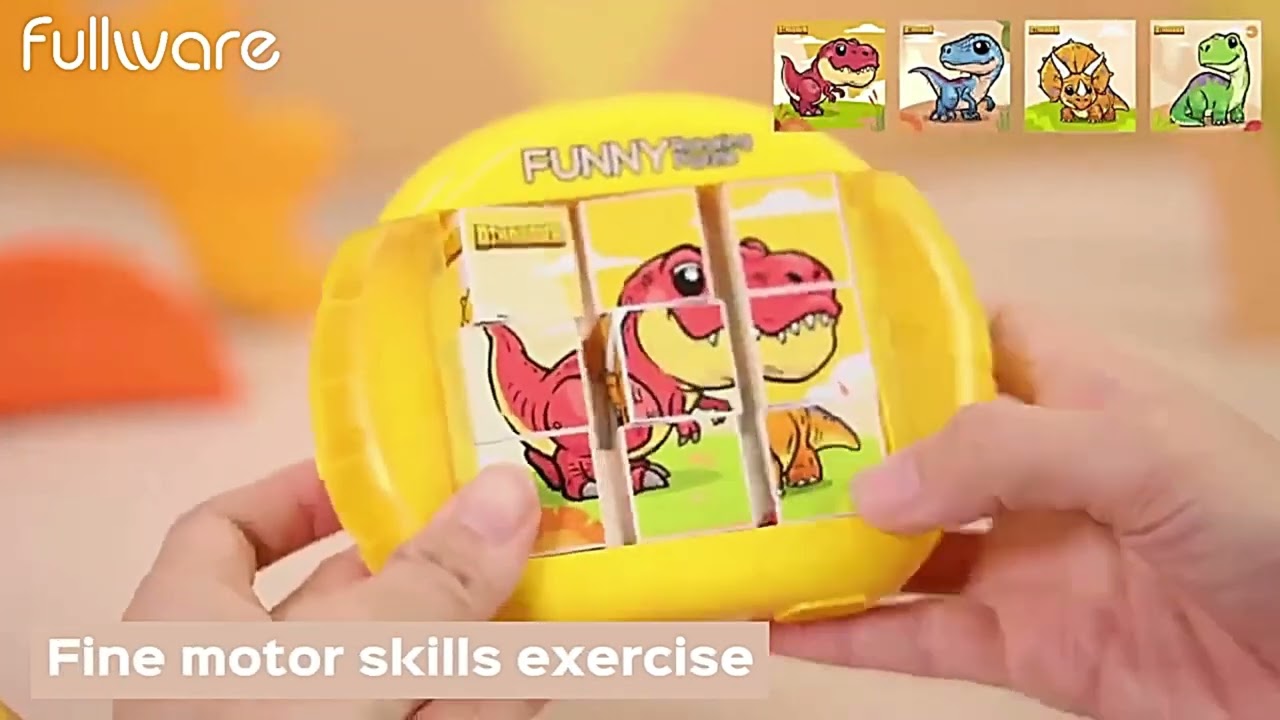 4IN1 Rotating Puzzle for Kids Fidget Toys 3 4 5 6 7 8 Year Old 4 Puzzles in 1 Fine Motor Skil