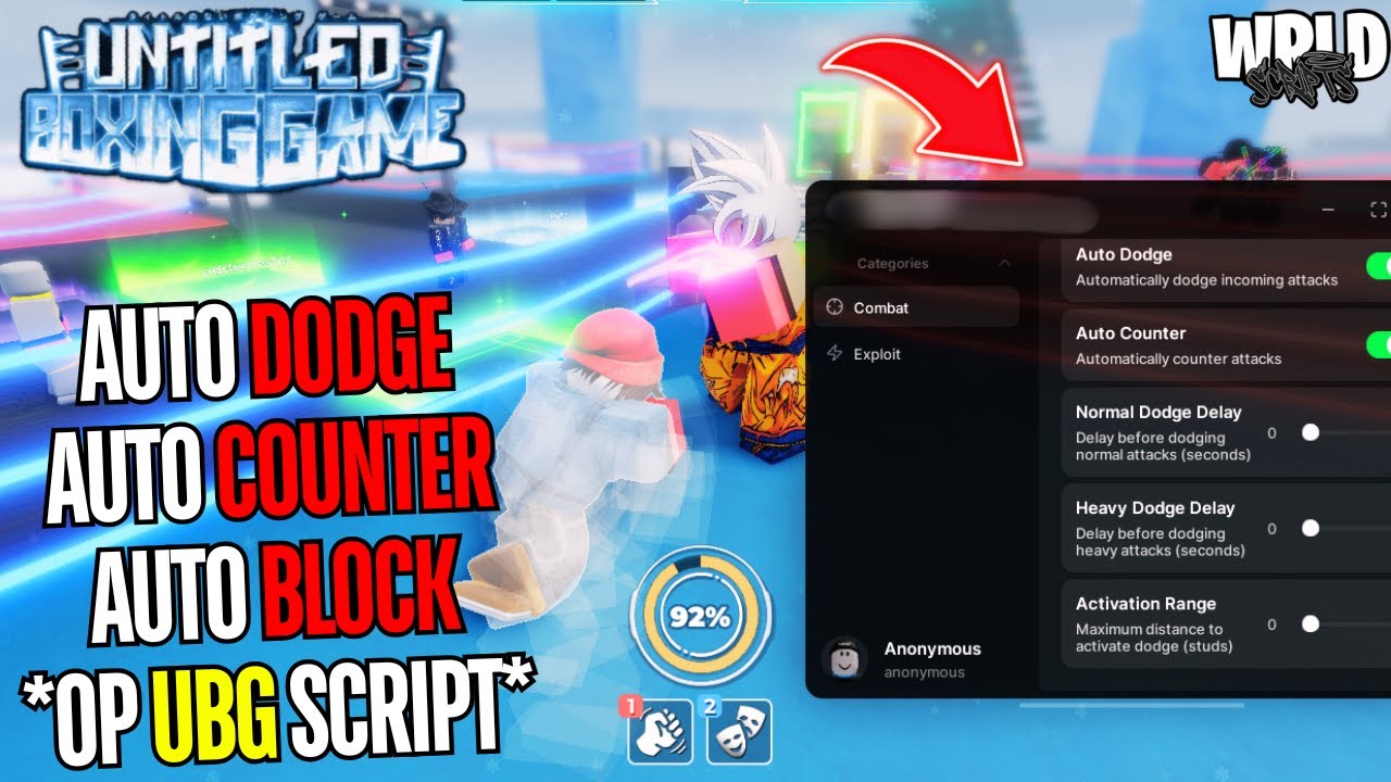 🥊 untitled boxing game UBG Script | AUTO PERFECT DODGE, AUTO COUNTER, AUTO BLOCK & MORE! | MOBILE/PC