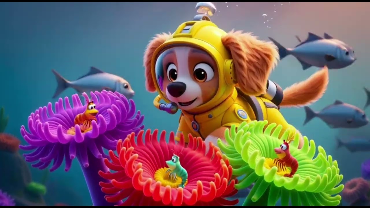 Purr-fect Ocean Dive! 3D Disney Kitten Underwater Adventure Cartoon