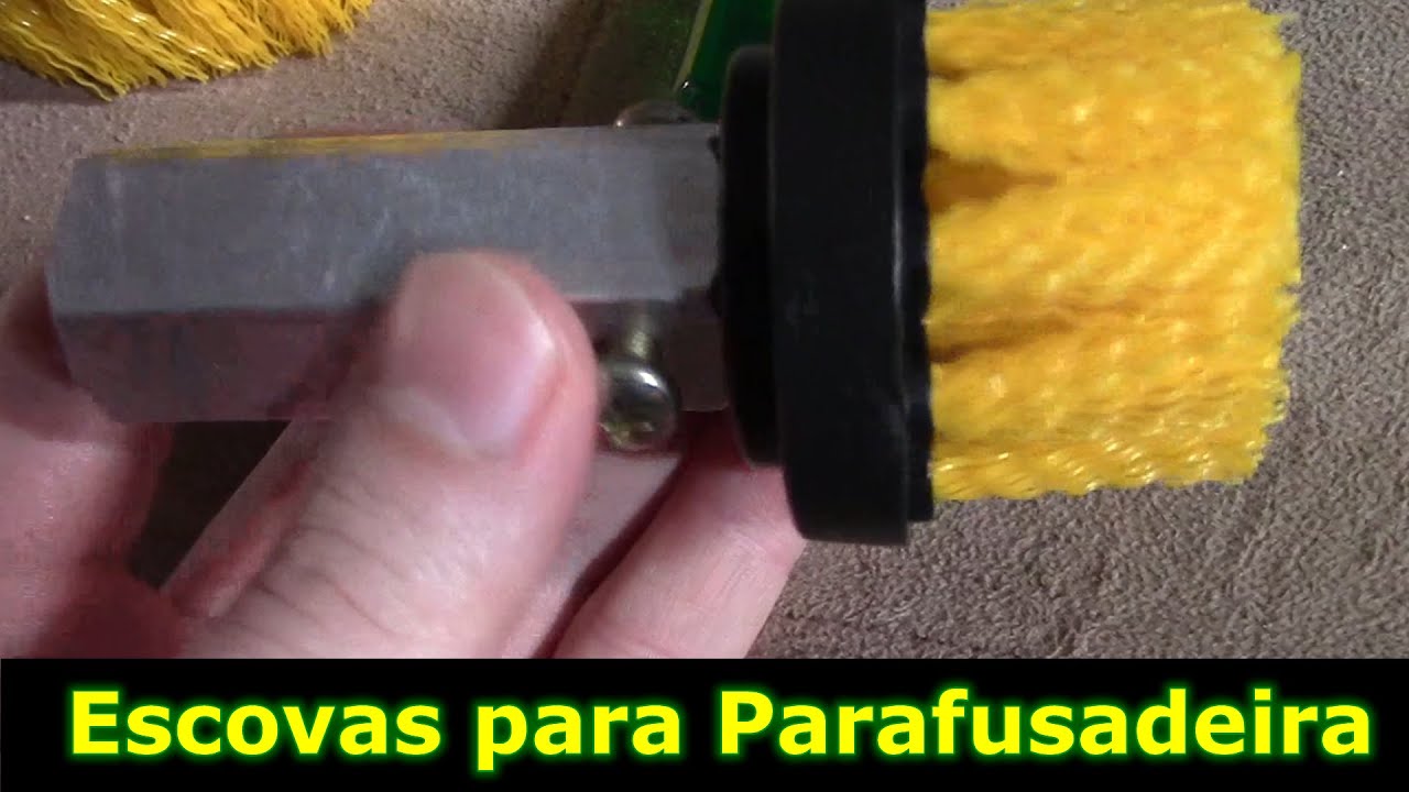 Escovas para Parafusadeira e Adaptador para Politriz