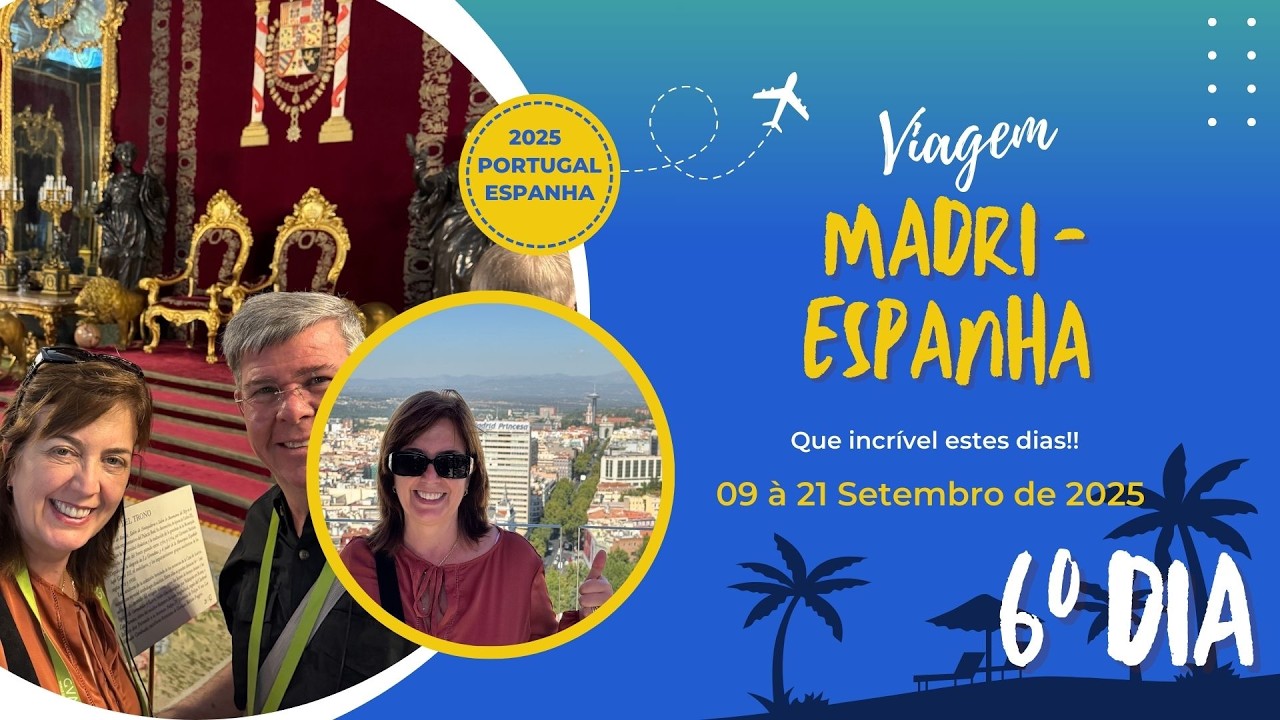 CAMINHO DA ESPERANÇA |  Espanha ✨ 6º dia -  Palacio Real  - MADRI    15set25.