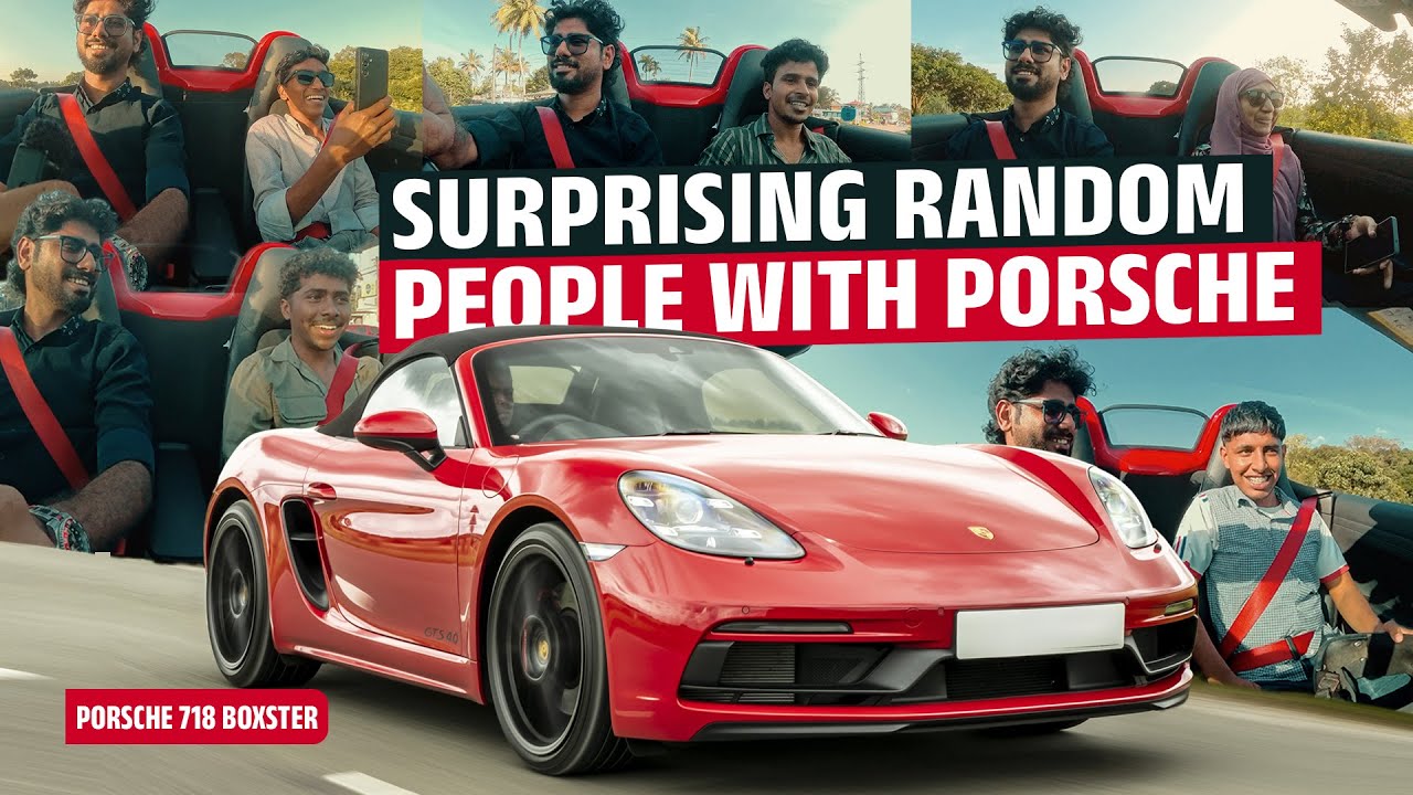 Surprising Random people with Porsche Boxter | സന്തോഷ മുഖങ്ങൾ  | Najeeb