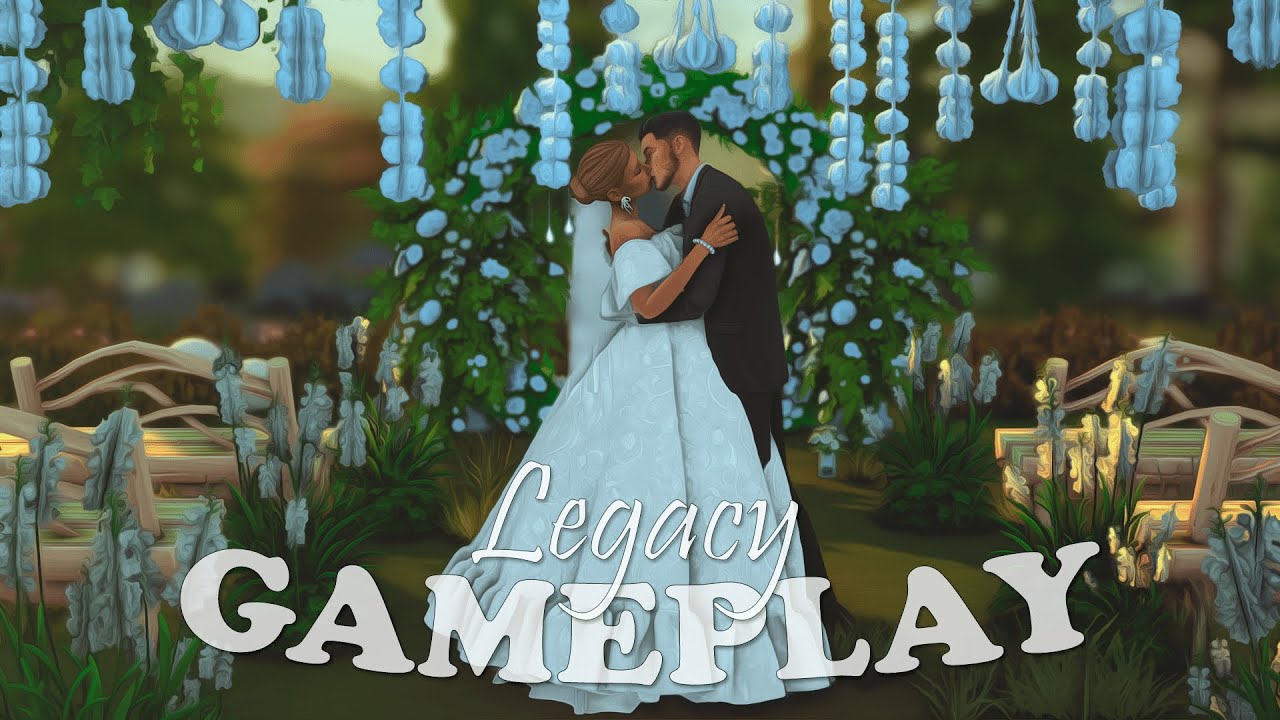 Свадебный геймплей💍Как я провела свадьбу в Sims 4💖