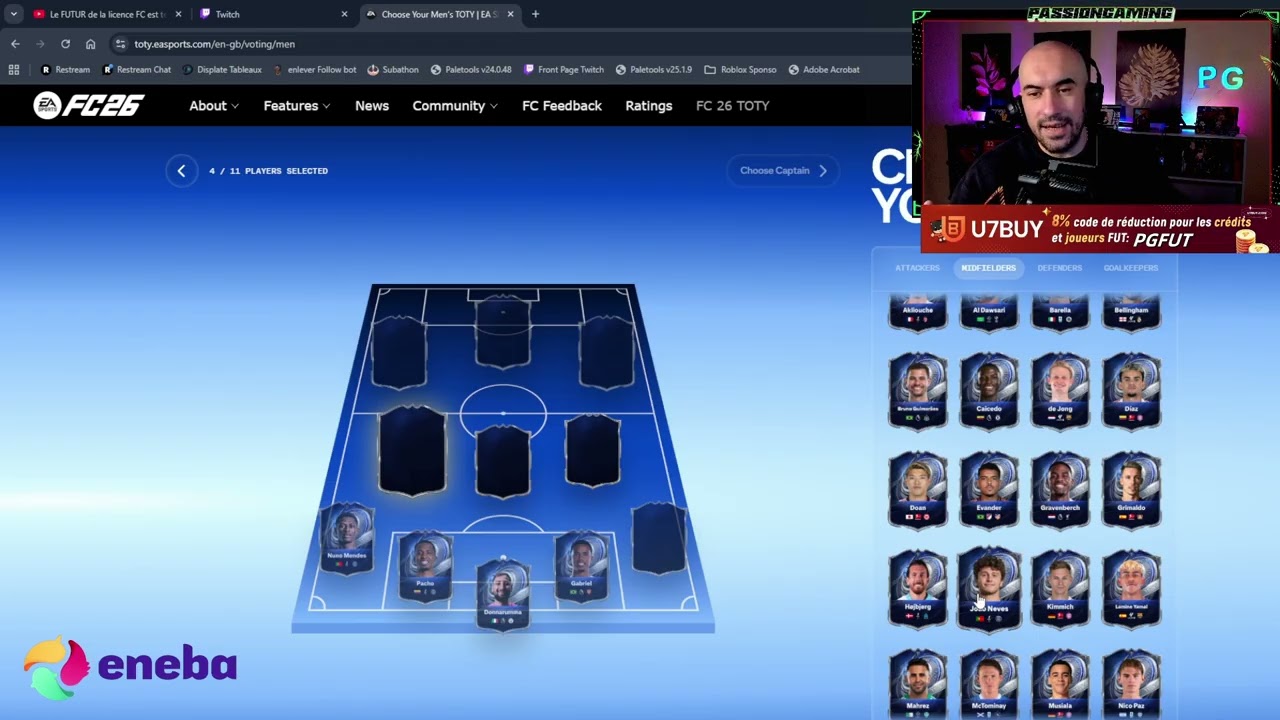 FC 26 : MON VOTE POUR LA TOTY !!!