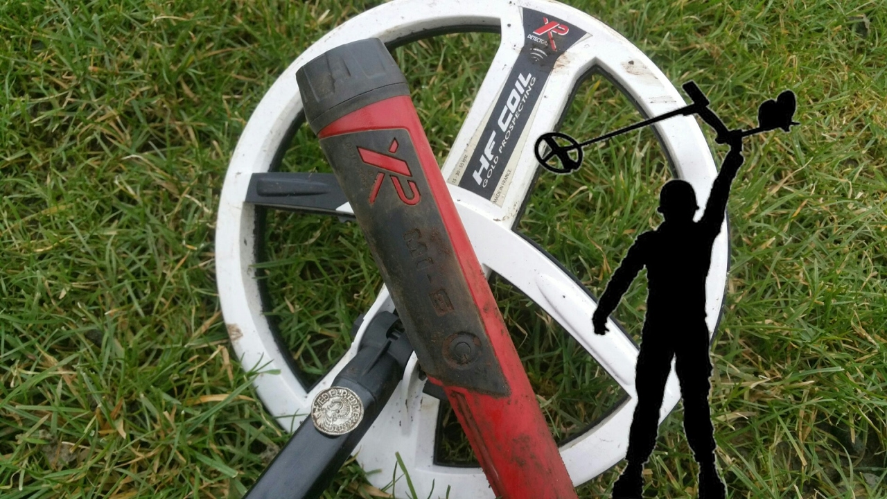 The MI-6 pinpointer and the HF coil from XP Deus metaaldetectie