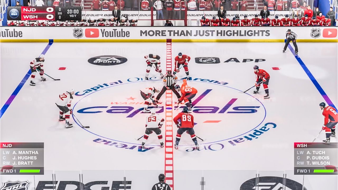 Вашингтон Кэпиталз против Нью-Джерси Девилз 17.10.2026 Геймплей NHL 27