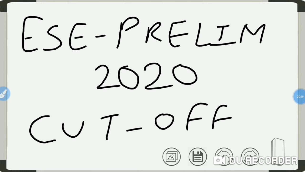 Ese 2020 prelims cutoff analysis| CE