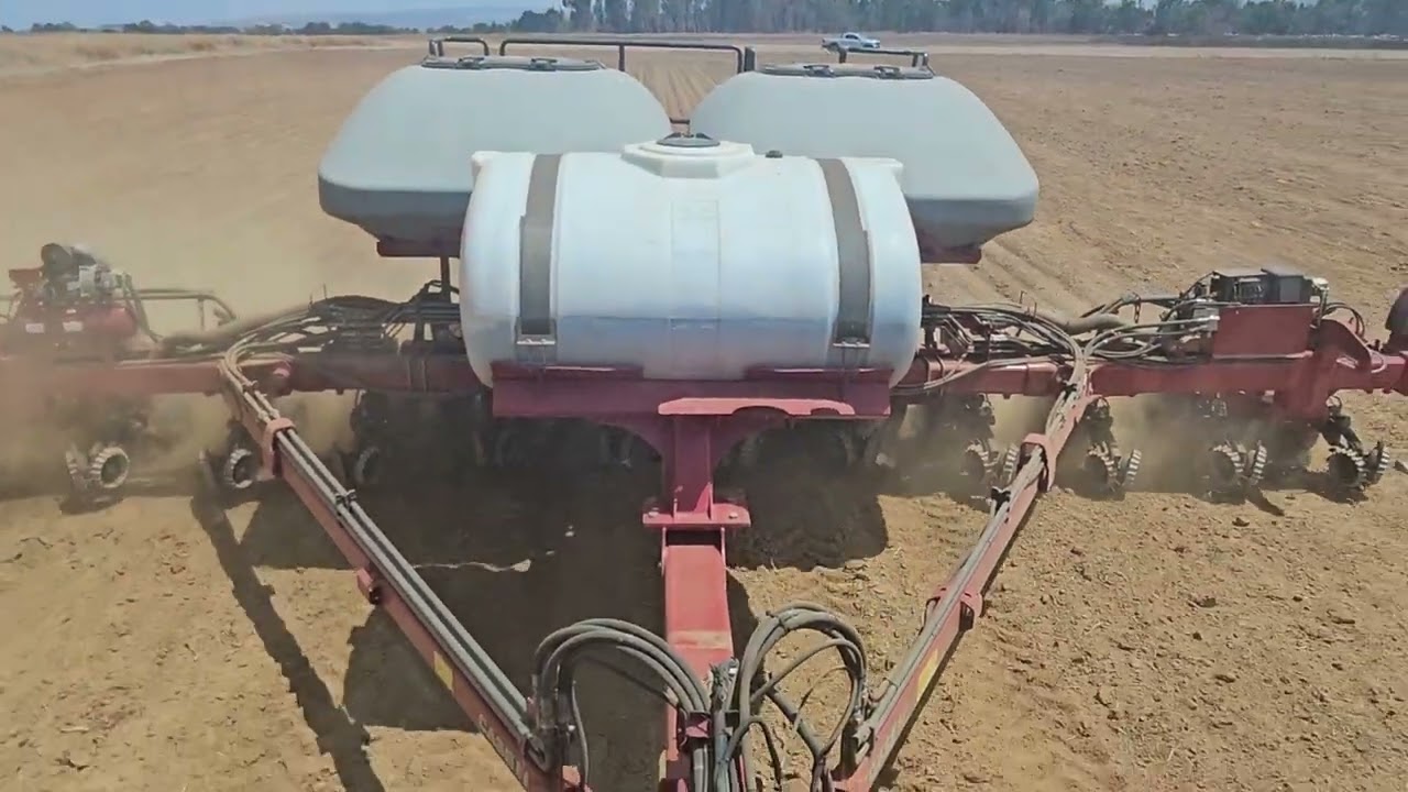 Planting soybeans into super dry soil