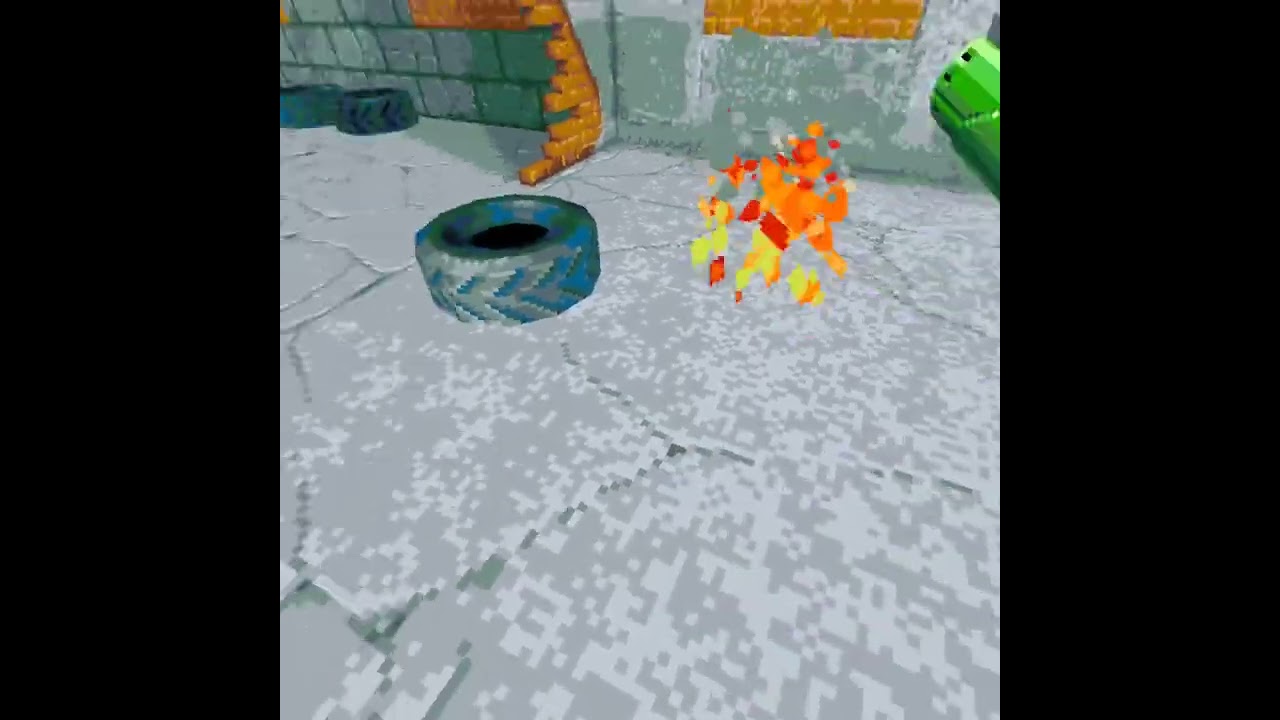 Hehe..Funny tire! (Game: Compound VR)
