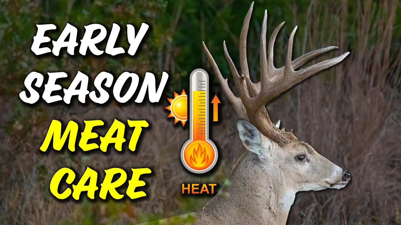 The steps you need to take to preserve your deer meat in HOT weather.