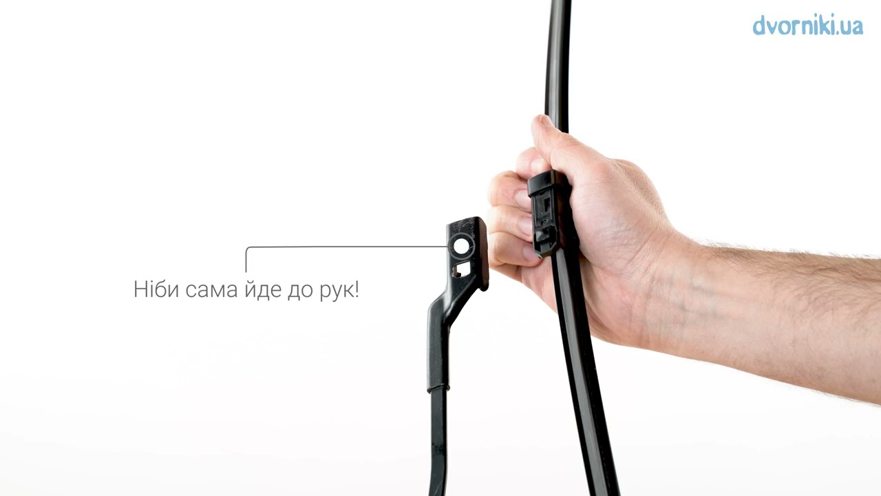 Як поміняти двірники Denso Flat narrow push button / вузька кнопка