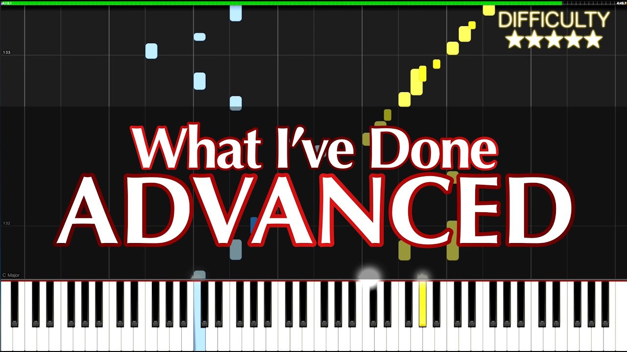 What I've Done - Linkin Park - Advanced Piano Tutorial + Sheet Music