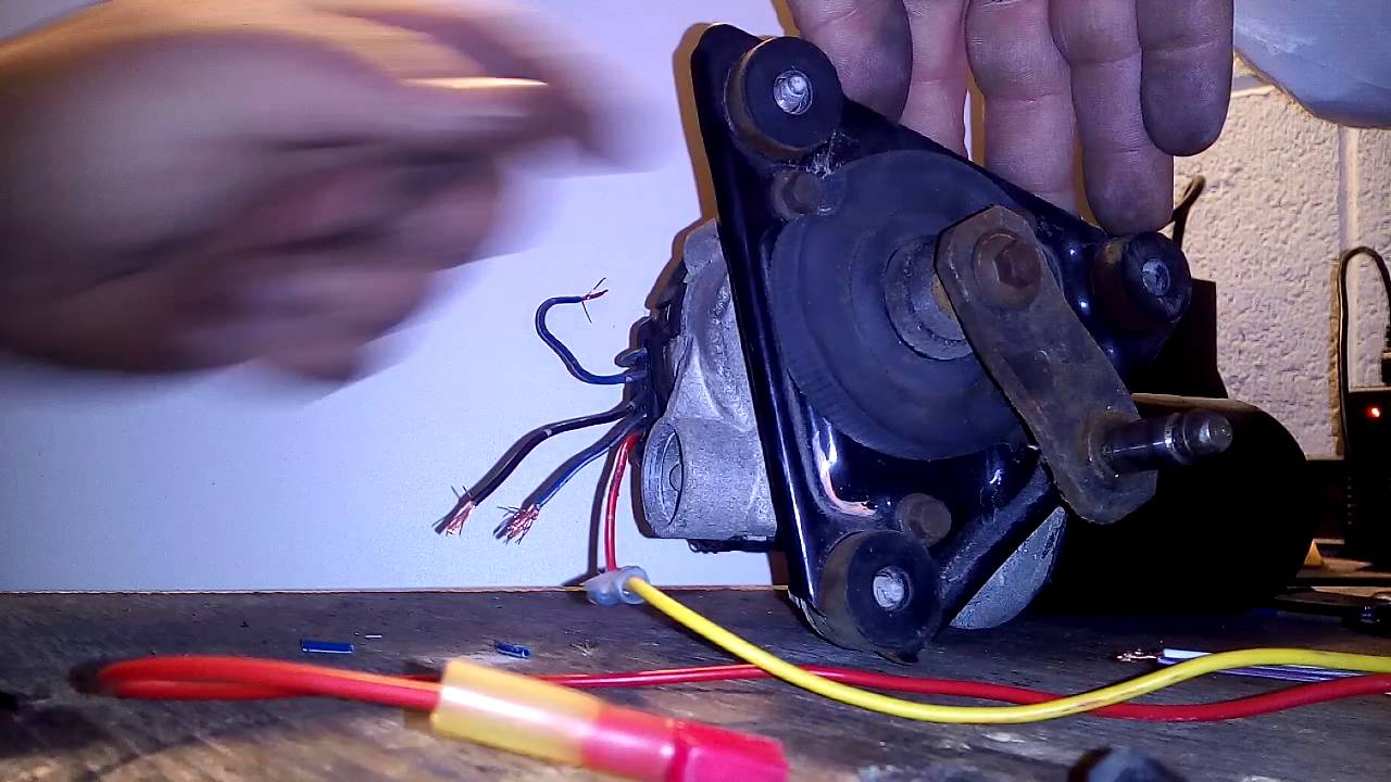 wiper motor Wire config