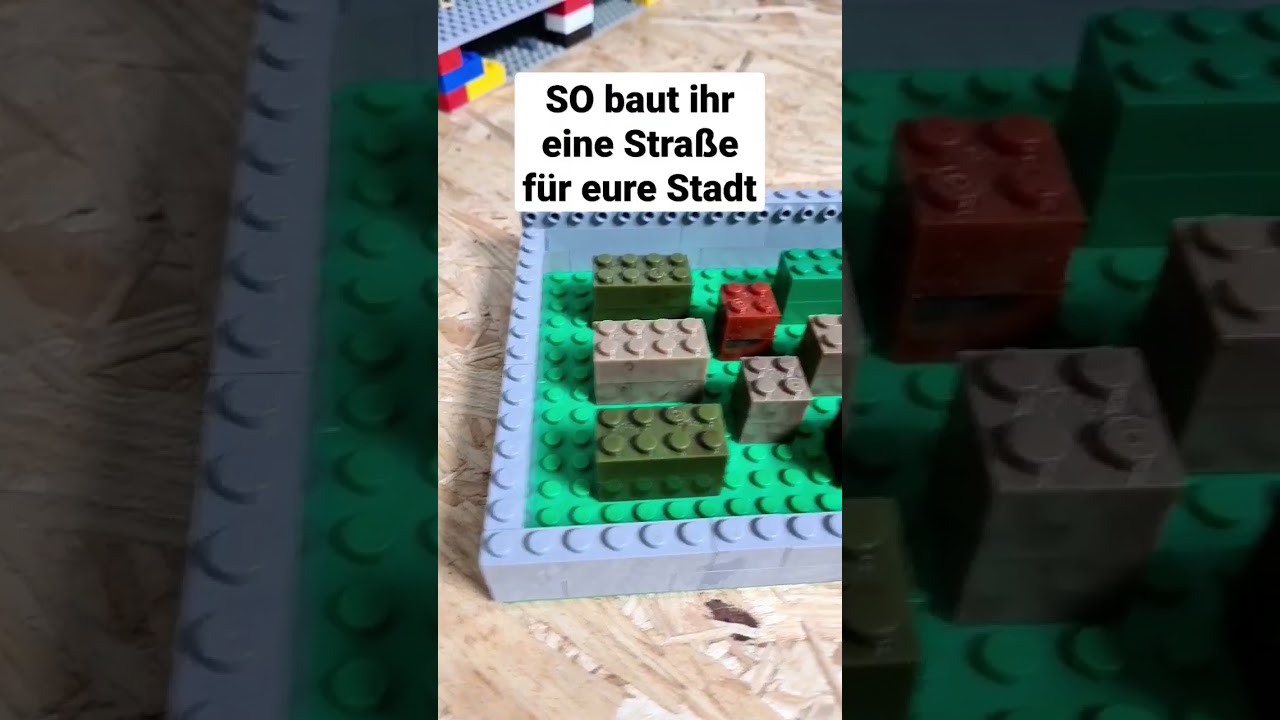 SO baut ihr DIESE Stra&szlig;e f&uuml;r eure Stadt🤩 | #legostadt #legoshorts
