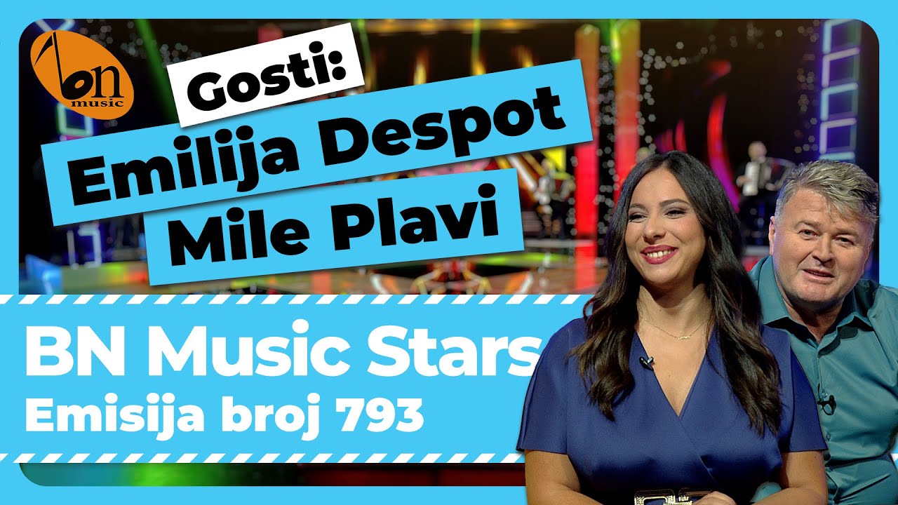 BN Music Stars 793 | BNTV 09.11.2025. | Gosti: Emilija Despot, Mile Plavi [Cijela Emisija]