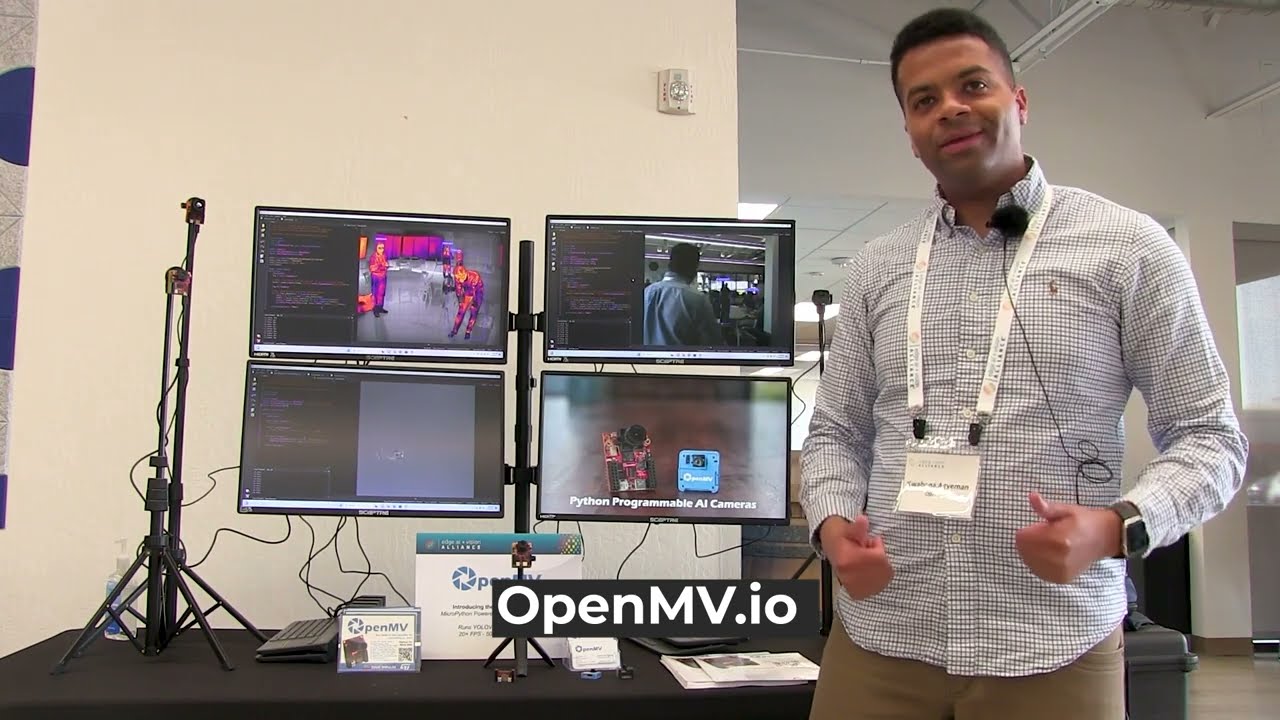 OpenMV Demo of Its New N6 and AE3 Low Power Python Programmable AI Cameras and Other Products