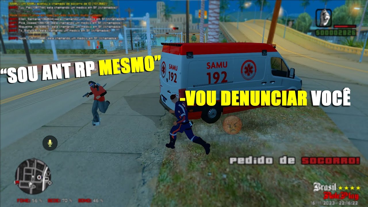ELE ME SEGUIU E FEZ ANT RP COMIGO - GTA SAMP ANDROID E PC