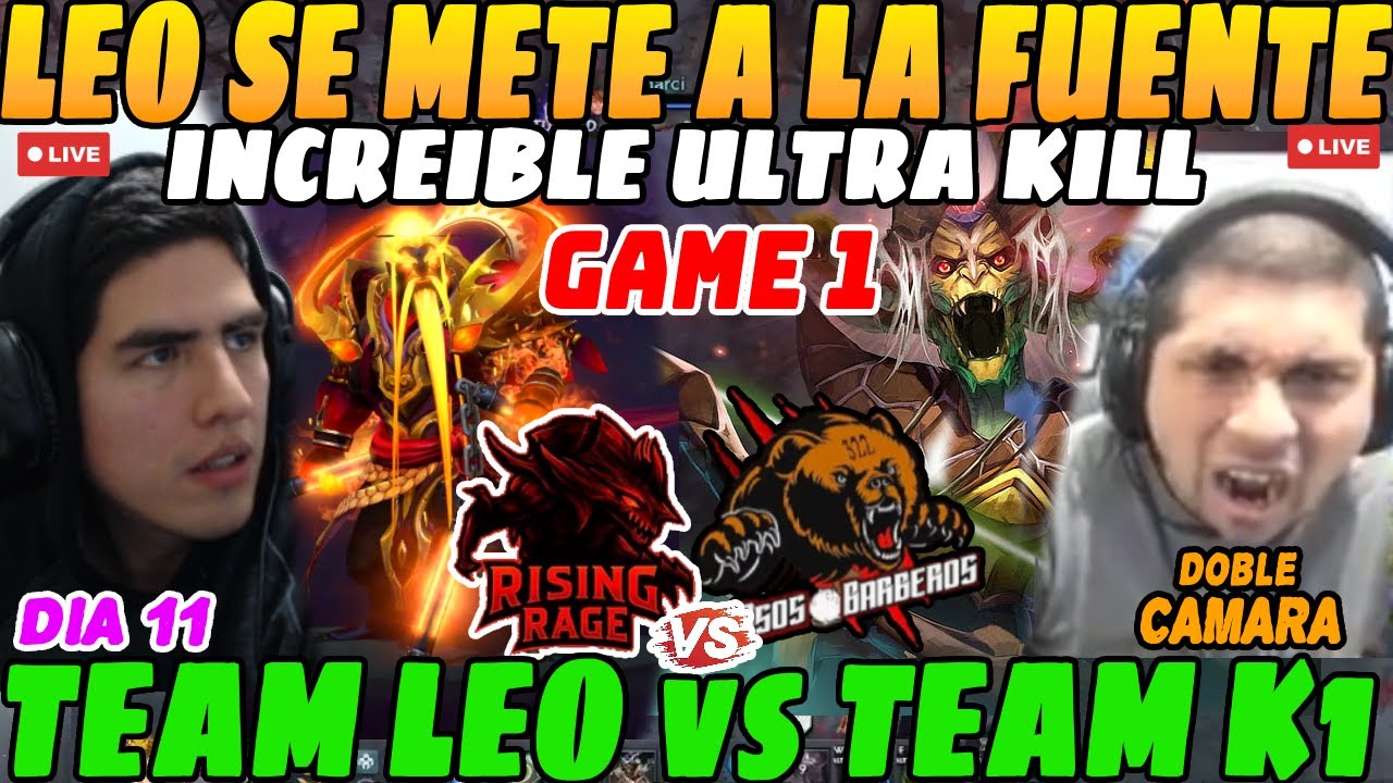 😲Leo EMBER se mete a la FUENTE ENEMIGA, Team K1 vs Team LEOSTYLE GAME 1😲| ZEEINTERNACIONAL 2 Día 11😲