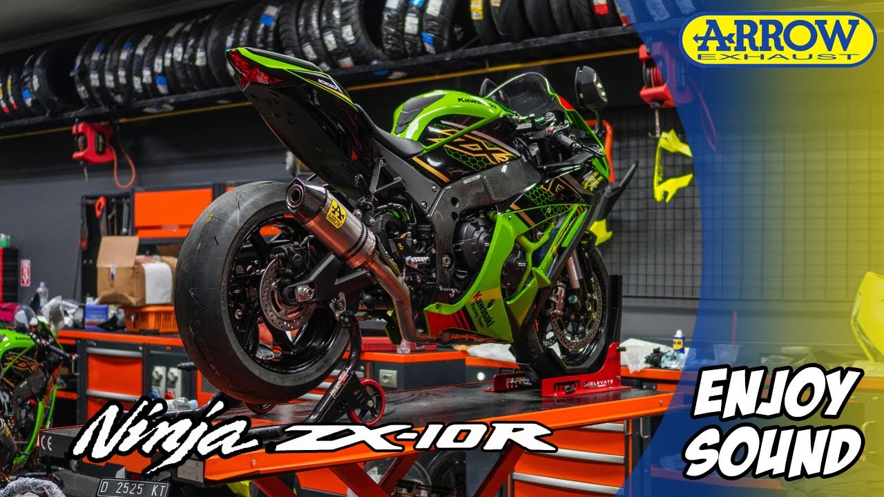 Arrow Exhaust: Kawasaki ZX10R 2020 KRT Edition | Race-Tech Titanium Competition