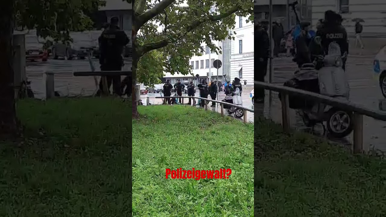 Polizeigewalt? #politik #polizei #protest #m&uuml;nchen #demokratie #umwelt #widerstand #aktivismus