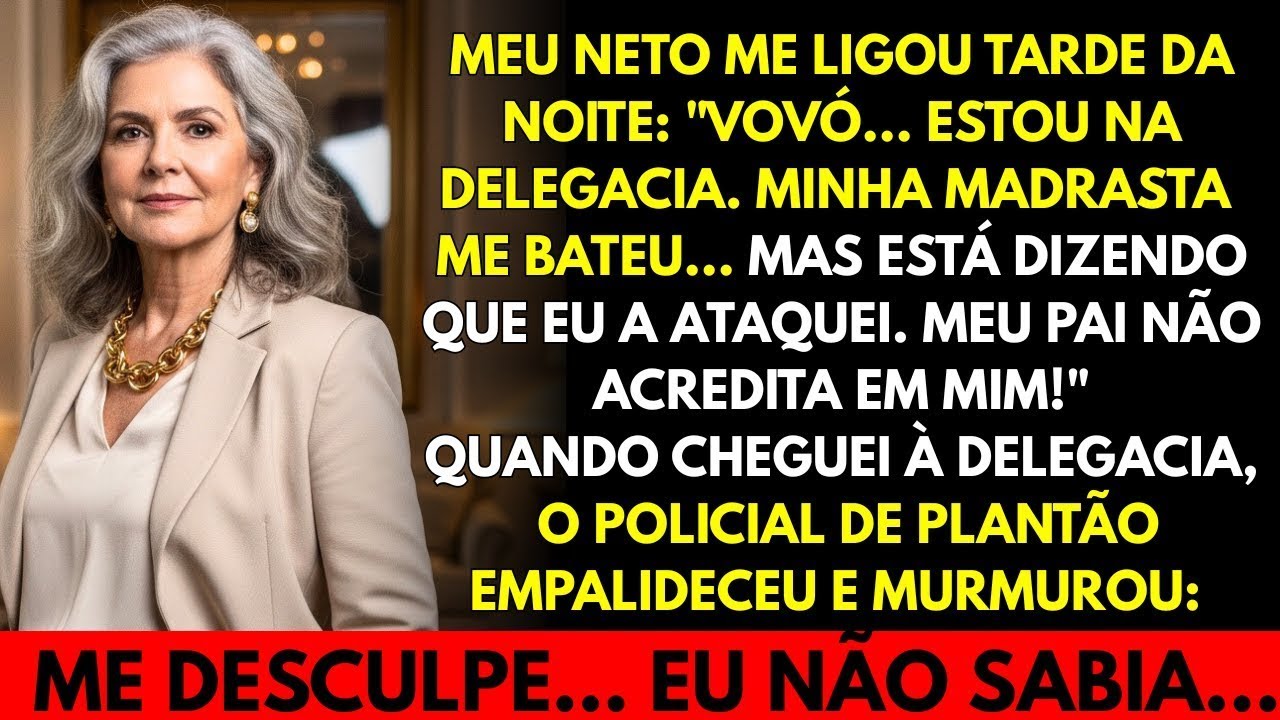 Meu neto me ligou da delegacia… a madrasta bateu nele e meu filho não acreditou  Então eu…