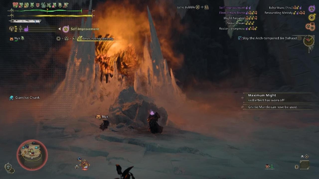 Monster Hunter Wilds Arch tempered Jin Dahaad challenge quest 14'47''53 Hunting Horn