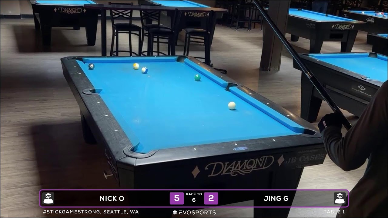 JING G vs NICK O - #STICKGAMESTRONG - TABLE 1 | EvoSports
