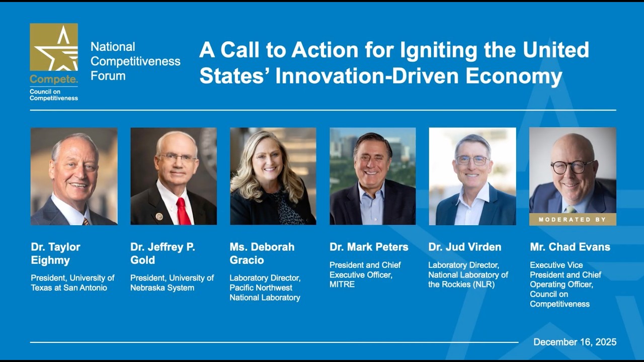 A Call to Action for Igniting the United States’ Innovation-Driven Economy