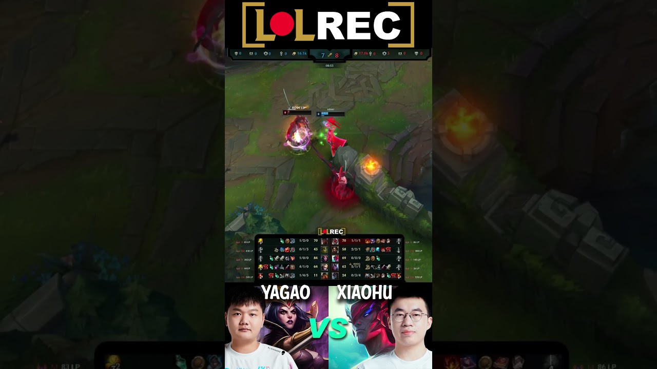 JDG Yagao vs WBG Xiaohu - LEBLANC vs YONE Mid #shorts #highlights #leagueoflegends #yagao #xiaohu