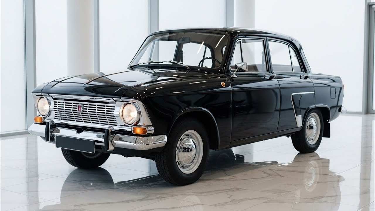 Moskvitch 408 в Midnight Black Metallic — Легенда СССР в VIP-стиле | Полный обзор ретро-иконы
