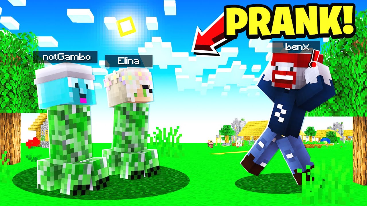 MINECRAFT FREUNDE aber @Elinski und ICH TROLLEN @benx mit der OP MORPH MOD (PRANK)