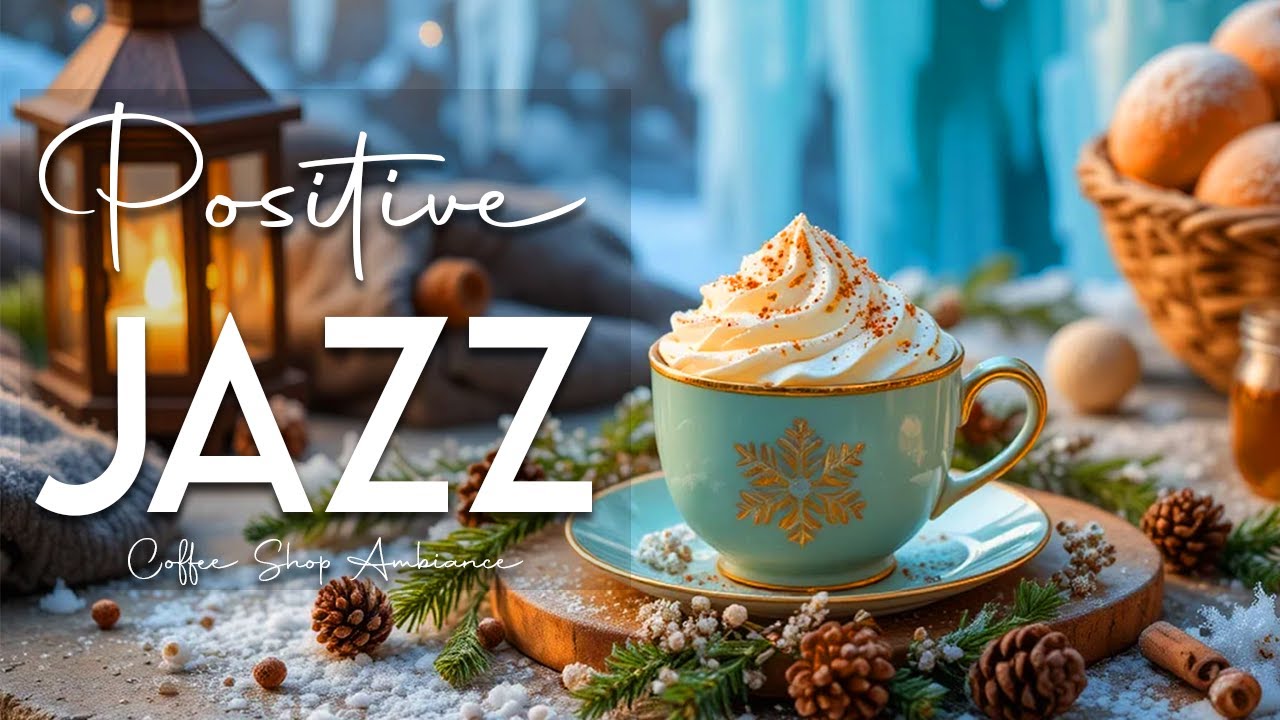 Positive Jazz Music 🌿 Gentle Bossa Nova Coffee Ambience for Peaceful Focus and Happy Mood