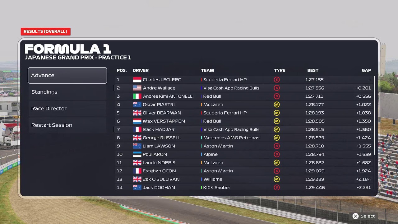 F1 25 my driver career mode season 7/10 round 3/24 racing with a controller (LET ME COOK) Japan