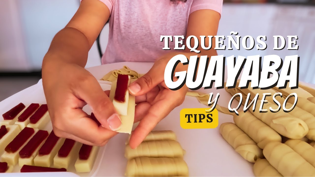 Cómo hacer tequeños de guayaba y queso?