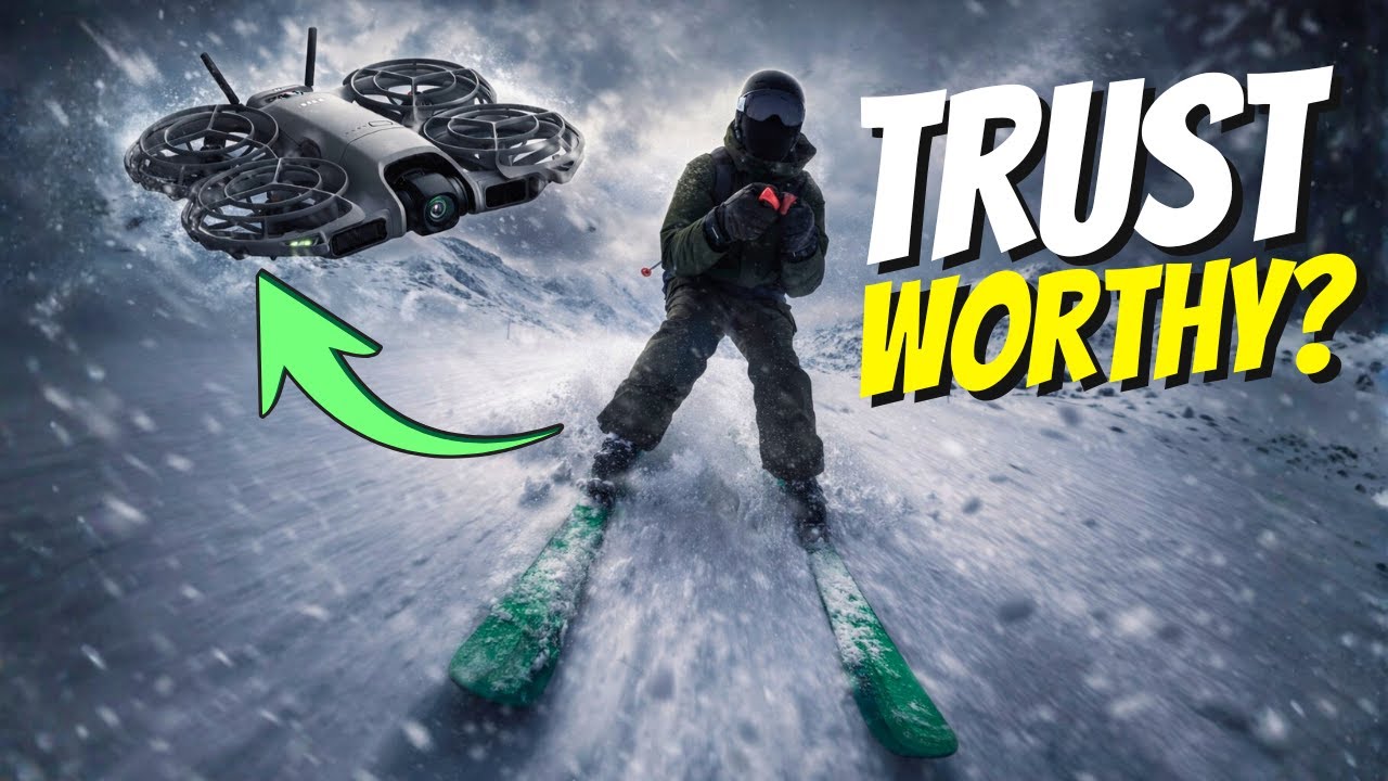DJI Neo 2 Ski Mode Test #2 ❄️ Andermatt | Front Follow FAILS in White Light