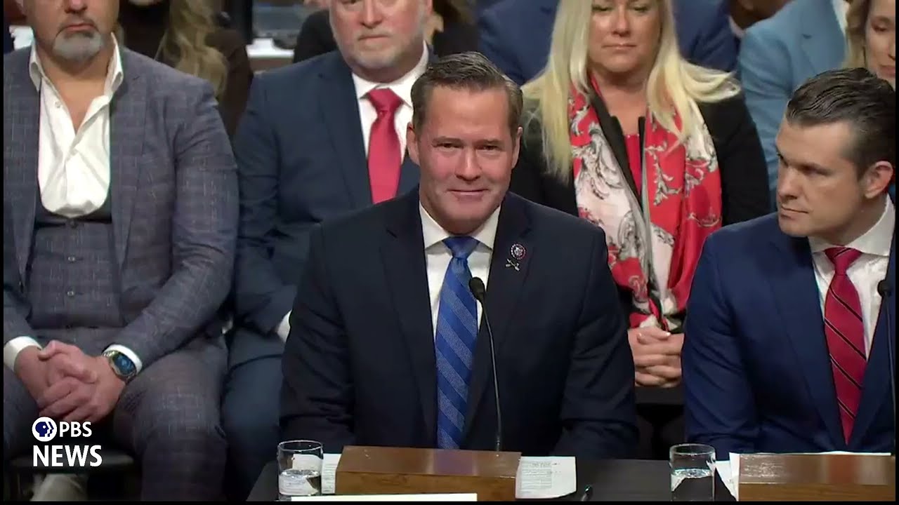 WATCH: Rep. Michael Waltz praises Hegseth's character, leadership in confirmation hearing