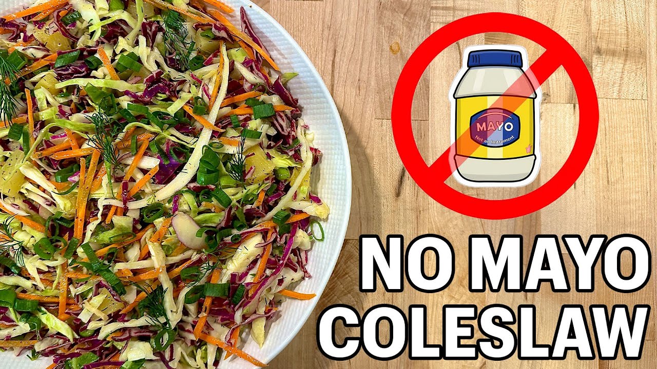 The BEST No-Mayo Coleslaw You’ll Ever Make!