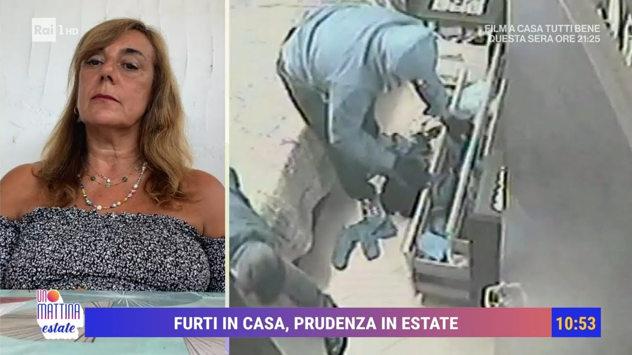 Furti in casa, gli italiani hanno paura - Unomattina Estate 16/08/2024
