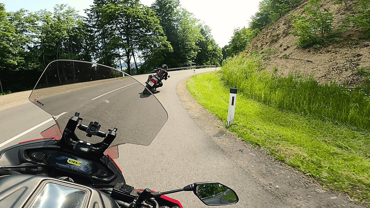 We discovered a new beautiful road - Yamaha Tracer 7 & Yamaha XJ 6 Diversion - GoPro hero 8 black 4K