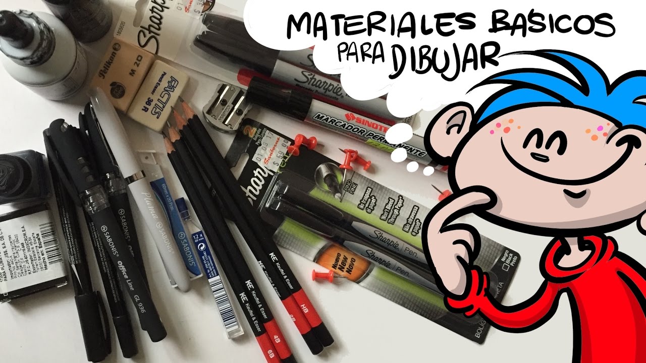 MATERIALES BASICOS DIBUJAR CON IVANEVSKY