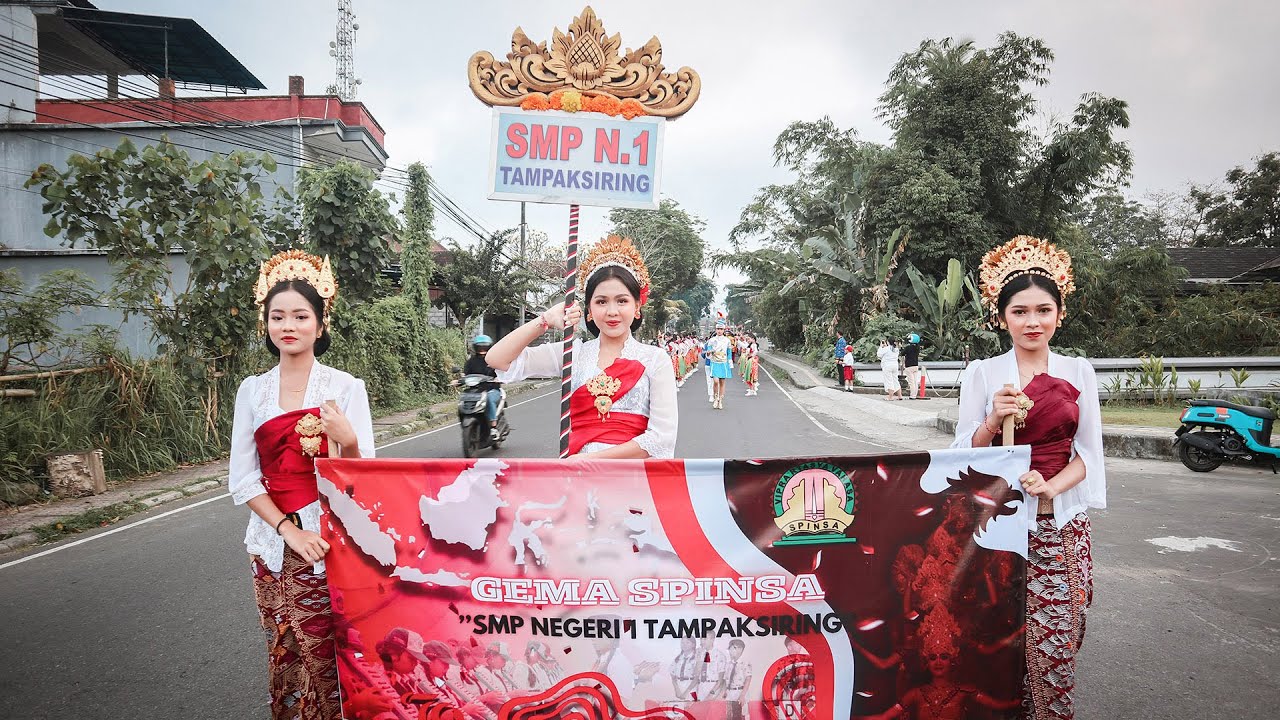 Marching Band SMP Negeri 1 Tampaksiring (SPINSA) 2024