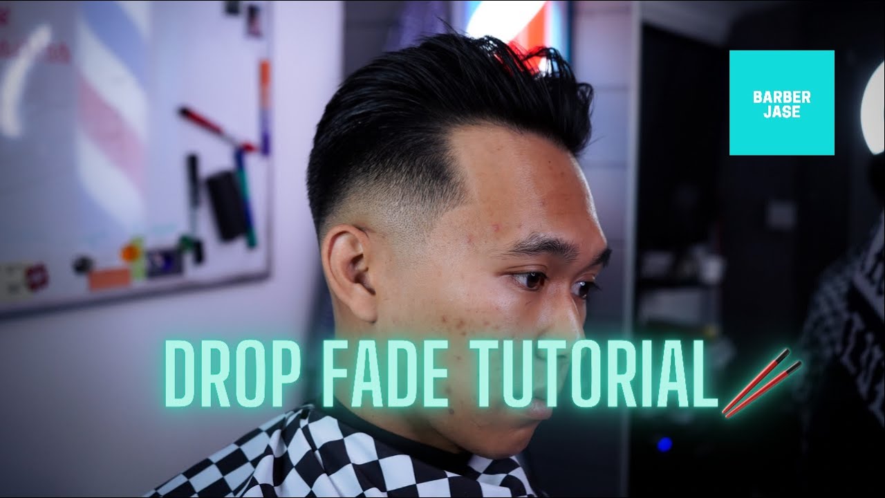FRESHEST Drop Fade On Asian Hair 🔥 | Barber Jase 🥢