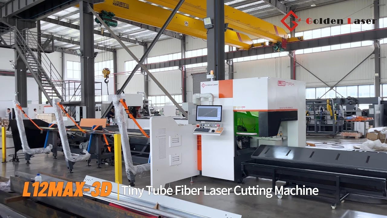 Golden Laser L12MAX-3D- Bevel Laser Cutting Applicable for Scaffolding and Metal Fence, Easy to Weld
