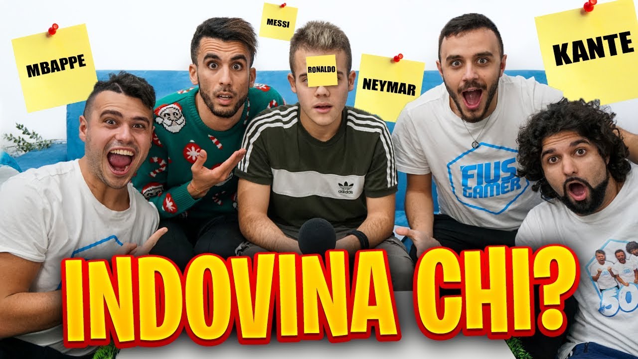 INDOVINA CHI con i CALCIATORI! (Post it Challenge) w/Fius Gamer & Ohm