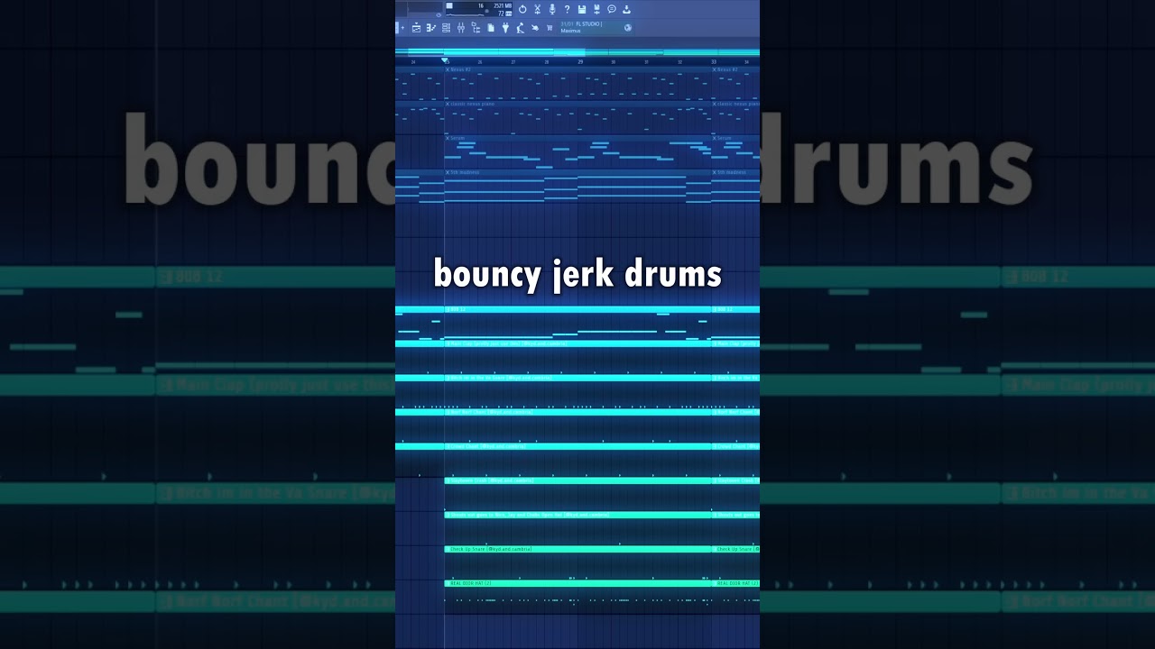 How to make Jerk / Hoodtrap #producer #flstudio
