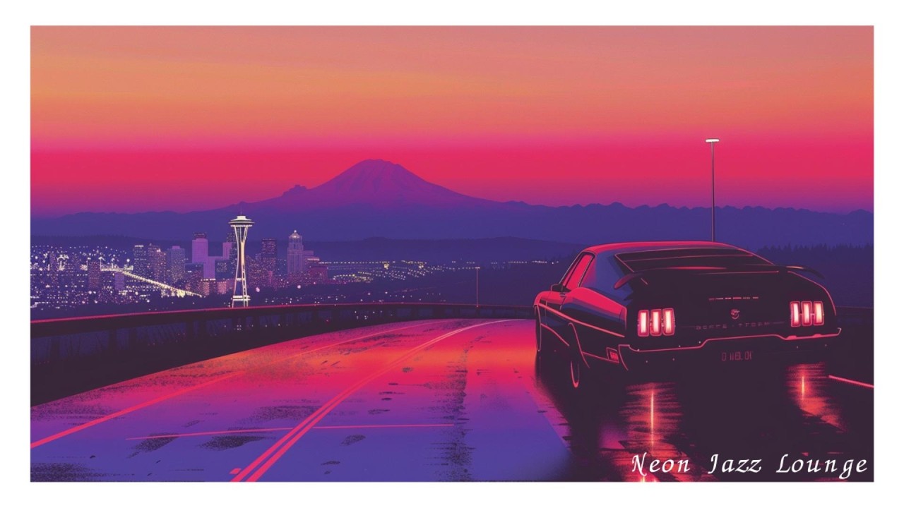 Seattle Fog Jazz House Mix | Sunset Skyline Drive | for Deep Work