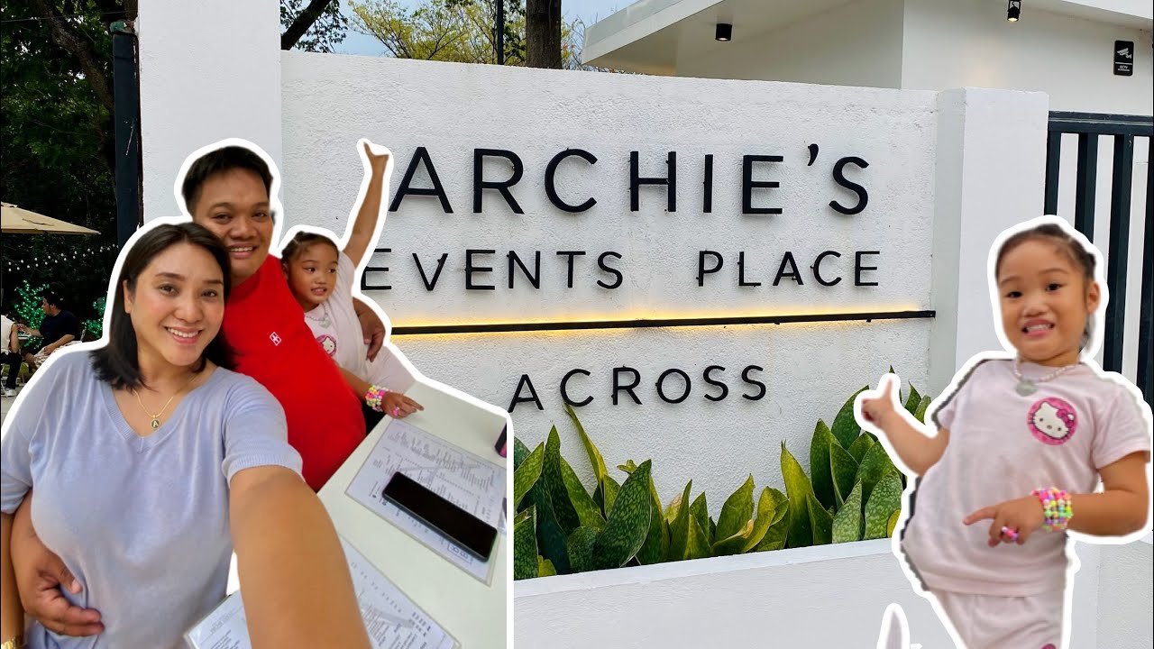 EATING @ Archie's Event Place - Across | Hidden Gem in San Pedro Laguna | YanYanRandomVlog